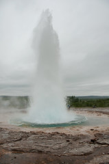 Geyser Stokkur, na Islândia