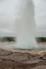 Geyser Stokkur, na Islândia
