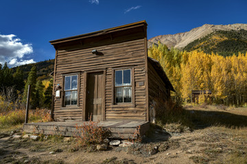Cabin in a ghost town