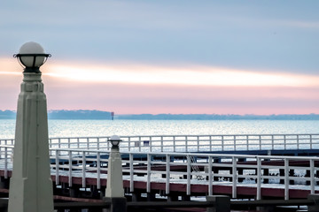 Naklejka premium Sunrise in Geelong, Victoria