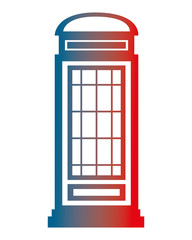 london telephone box classic design