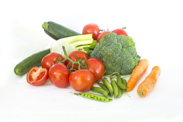 Fresh spring vegetables