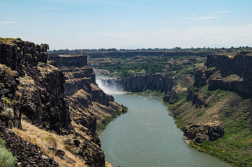 The Snake River and Magic Valley near Twin Falls, Idaho, USA