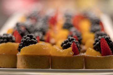 tarts with fresh fruit
