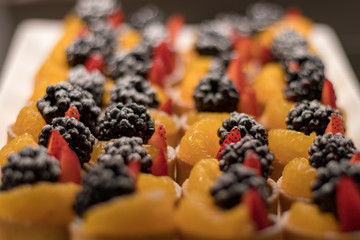 tarts with fresh fruit