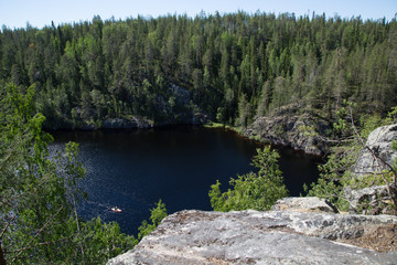 Fototapeta premium Kansallispuisto, kayaking, national park