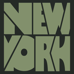 New York T-shirt Typography, Graphics, Illustration