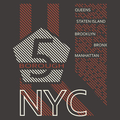 New York T-shirt Typography, Graphics, Illustration