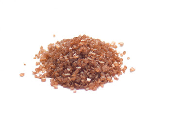 gourmet Hawaiian red sea salt on white