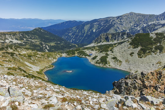 Amazing Landscape with Tevno vasilashko lake, Pirin Mountain, Bulgaria