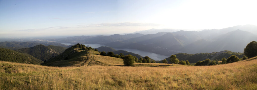 Panorama tramonto