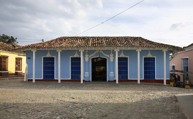 Fototapeta na wymiar Casa de la Trova in Trinidad. Cuba