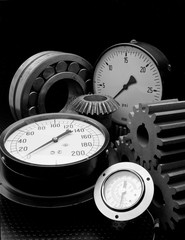 Gages, bearing and gears