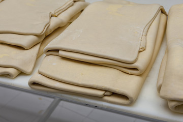 production of puff pastry