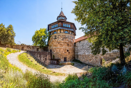 Historische Burg in Esslingen am Neckar