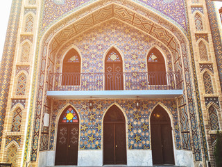 Exterior of public bath in Tbilisi Georgia a fine example of islamic architectural style