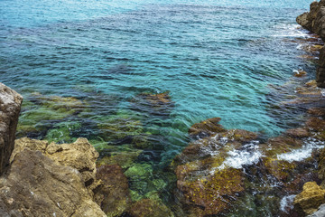 Sicilian Coast at Sicily, Italy near Cefalù