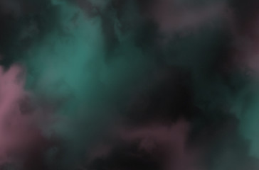 Colorful space nebula. Illustration, for use with projects on science, and education. Plasmatic nebula, deep outer space background with stars. Universe filled with stars, nebula and galaxy