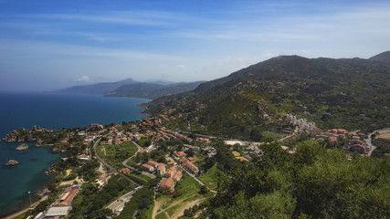 Fototapeta na wymiar Travel Image from the sicilian town of Cefalù