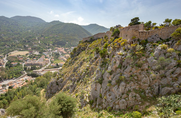 Fototapeta na wymiar Sicilian Summer Landscape near Cefalù