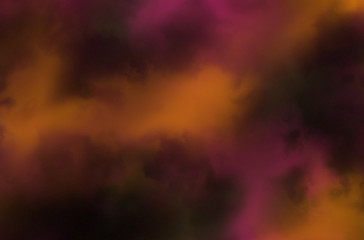 Naklejka premium Colorful space nebula. Illustration, for use with projects on science, and education. Plasmatic nebula, deep outer space background with stars. Universe filled with stars, nebula and galaxy