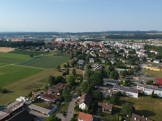 Fototapeta na wymiar The city near Greifensee