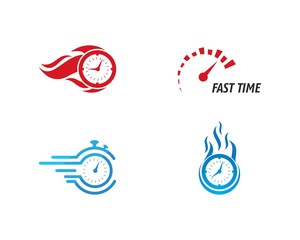 Fast Time logo vector