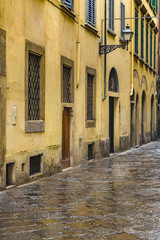Fototapeta na wymiar Street of Historic Center of Florence
