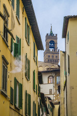 Street of Historic Center of Florence