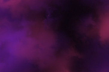 Colorful space nebula. Illustration, for use with projects on science, and education. Plasmatic nebula, deep outer space background with stars. Universe filled with stars, nebula and galaxy