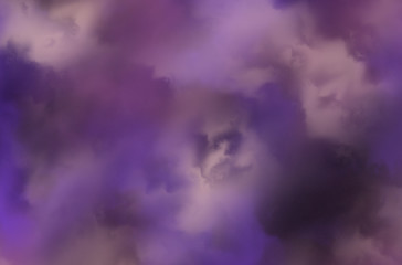 Colorful space nebula. Illustration, for use with projects on science, and education. Plasmatic nebula, deep outer space background with stars. Universe filled with stars, nebula and galaxy