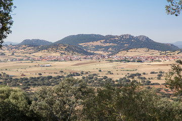 Vistas pueblo rural
