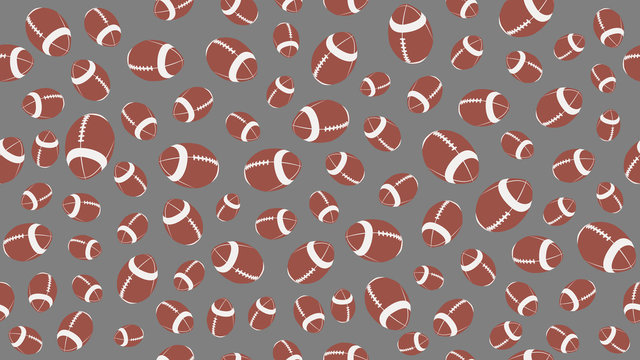 football american ball seamless pettern vector illustration eps10