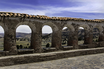 Fertility temple in the peruvian Andes