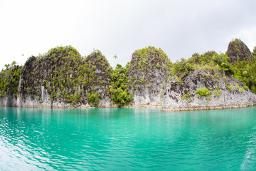Limestone Islands and Colorful Lagoon in Raja Ampat