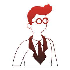 Executive businessman cartoon vector illustration graphic design