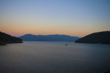 Fototapeta premium Lake Sunset