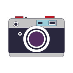 Vintage photographic camera vector illustration graphic design