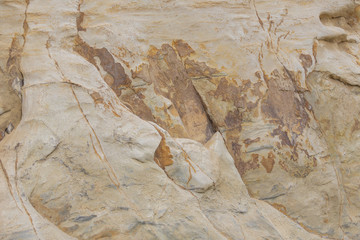 Rock wall texture, sand rock.