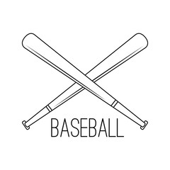 Abstract baseball label