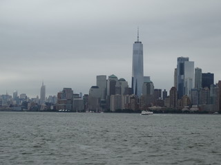 Fototapeta premium Manhattan w deszczu