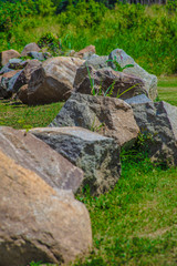 Rock Structure In a Line