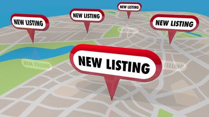 New Listing Homes Houses for Sale Real Estate 3d Animation