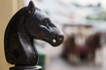 Horse tie-up 