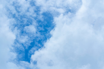  Sky blue sky in the summer with a nice cloud.