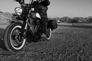 Naklejka premium Desert Chopper Ride