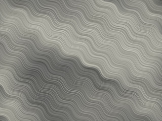 Gray background with wavy lines. Vector illustration. Geometric pattern