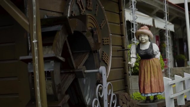 Giant German cuckoo clock in Gramado, Brazil.