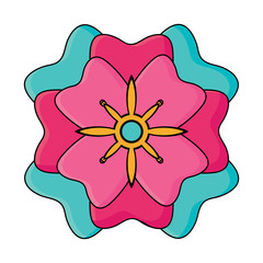 beautiful flower icon