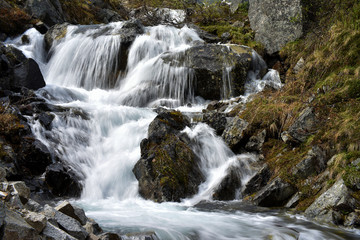 Fototapeta na wymiar Alaska mountain stream